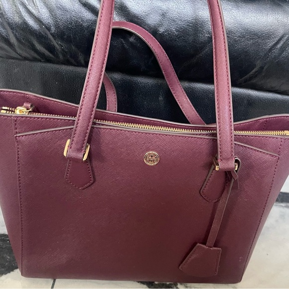 Tory Burch Deep Red Satchel - Picture 2 of 13